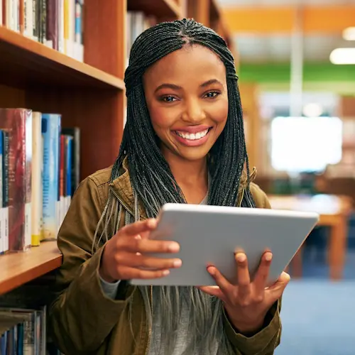 Happy African Client